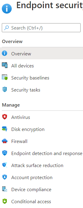 Konfiguration der Windows-Sicherheitsfeatures in Intune